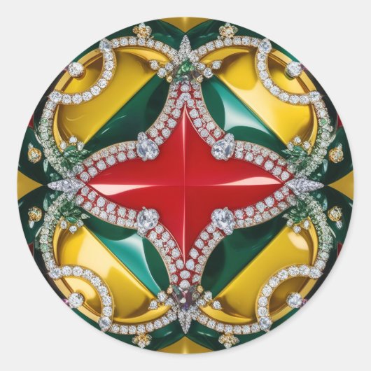 Aufkleber mit Los Angeles Colors Design (Vorderseite)