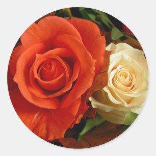 Aufkleber mit mehreren Rose