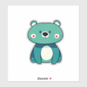 Aufkleber mit niedlichem Cartoon (Blatt)