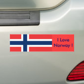 Aufkleber mit norwegischer Flagge Autoaufkleber (Auf Auto)