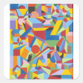 Aufkleber mit originalem Maldesign (Vorderseite)