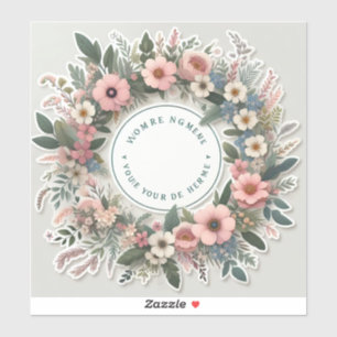 Aufkleber mit personalisiertem Text wie Namen oder