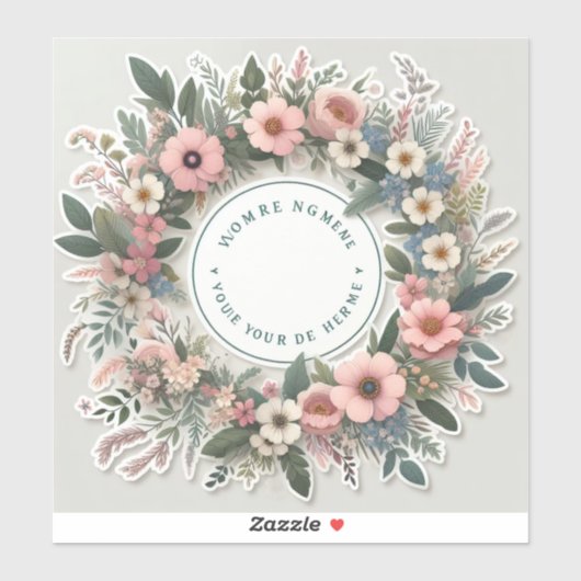 Aufkleber mit personalisiertem Text wie Namen oder (Blatt)