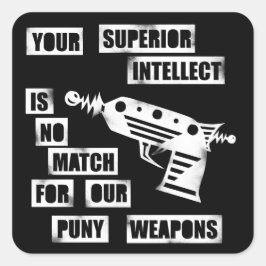 Aufkleber mit Pistole 2