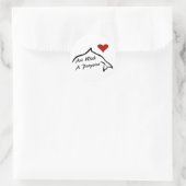 Aufkleber mit Porosid - weiß (Tasche)