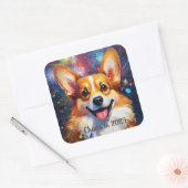 Aufkleber mit Rainbow Color Fireworks, Geschenk (Umschlag)