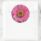 Aufkleber mit rosa Blume (Tasche)