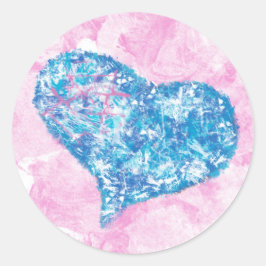 Aufkleber mit schönem Herz