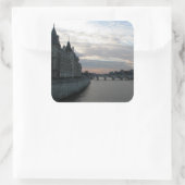 Aufkleber mit schönem Sonnenuntergang in Paris (Tasche)