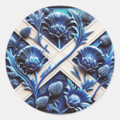 Aufkleber mit schottischem Thistles Design (Vorderseite)
