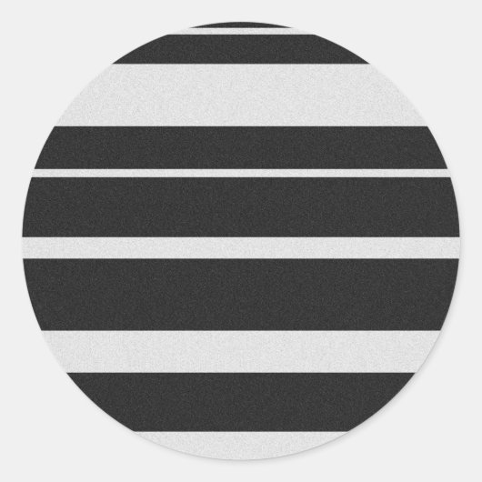 Aufkleber mit schwarzem und weißem Streifen (Vorderseite)