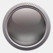 Aufkleber mit schwarzer Taste (Vorderseite)