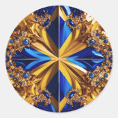 Aufkleber mit schwedischer Farbgestaltung (Vorderseite)