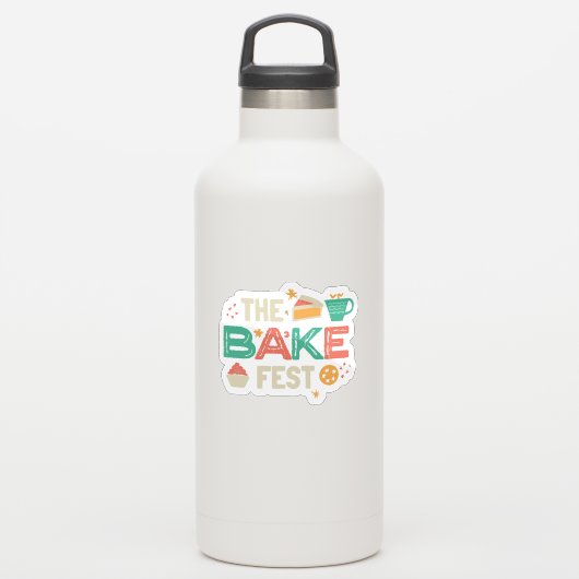 Aufkleber mit Sonderschnitt (Wassserflasche)