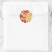Aufkleber mit Sonnenuntergang (Tasche)