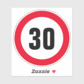 Aufkleber mit spezieller Geschwindigkeitsbegrenzun (Blatt)