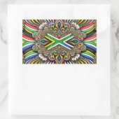 Aufkleber mit südafrikanischen Farben (Tasche)