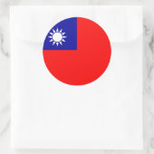 Aufkleber mit taiwanischer Flagge (Tasche)