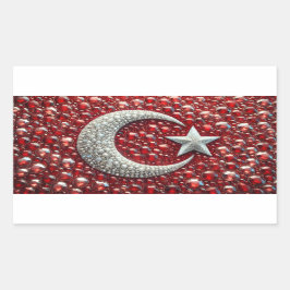 Aufkleber mit Türkischen Farben