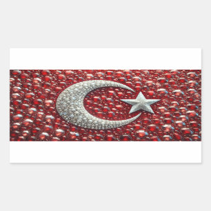 Aufkleber mit Türkischen Farben