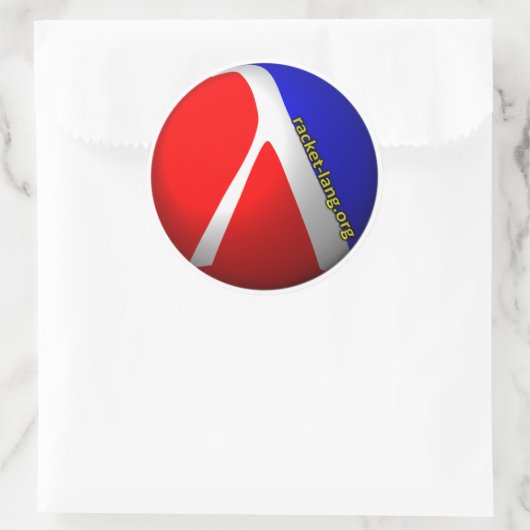 Aufkleber mit URL (Tasche)