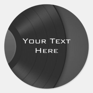 Aufkleber mit Vinyl-Hintergrund