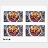 Aufkleber mit Violin-Logo (Blatt)