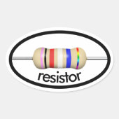 Aufkleber mit Widerstand (Vorderseite)