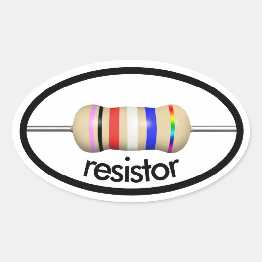 Aufkleber mit Widerstand (Vorderseite)