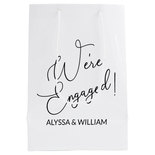 Aufkleber Mittlere Geschenktüte (Rückseite)