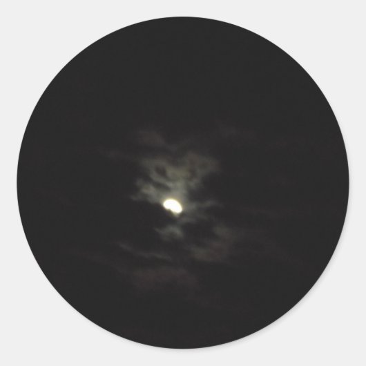 Aufkleber MOON ART UND DESIGN STIL (Vorderseite)