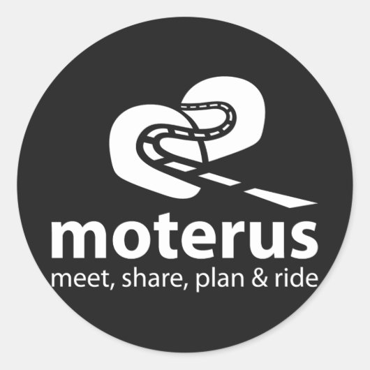 Aufkleber Moterus Dark (Vorderseite)