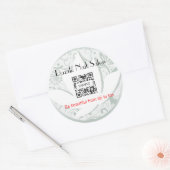 Aufkleber-Nail-Salon Runder Aufkleber (Umschlag)