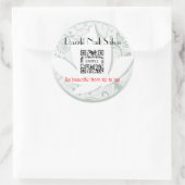 Aufkleber-Nail-Salon Runder Aufkleber (Tasche)