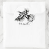 Aufkleber Neuseelands Tui (Tasche)