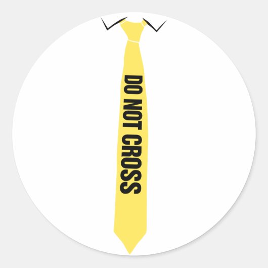 Aufkleber nicht kreuzen (Vorderseite)