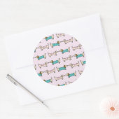 Aufkleber - Niedliche Dackeln (Umschlag)