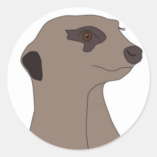 Aufkleber "niedliches Meerkat "