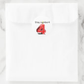Aufkleber Nummer 4 (Tasche)