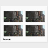 Aufkleber NYC Vintag Theaterbezirk am Broadway (Blatt)