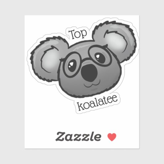 Aufkleber oben koalatex (Blatt)