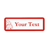 Aufkleber oder Beschriftungen für benutzerdefinier (Vorne)