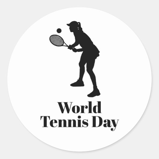 Aufkleber oder Namensschilder für Tennisspielerinn (Vorderseite)