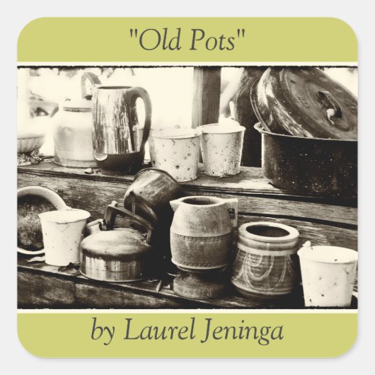 Aufkleber "Old Pots" (Vorderseite)