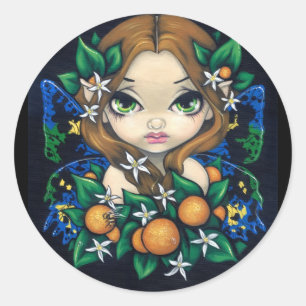 Aufkleber "Orange Blossom Fairy"