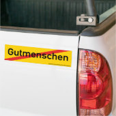 Aufkleber: Orts-Ende-Schild: "Gutmenschen" (Satire Autoaufkleber (Auf Lkw)
