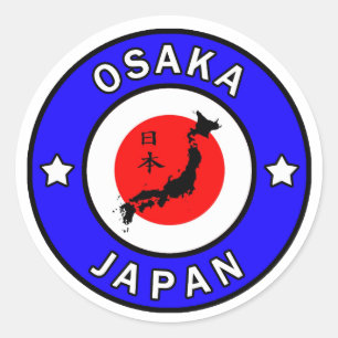 Aufkleber Osakas Japan