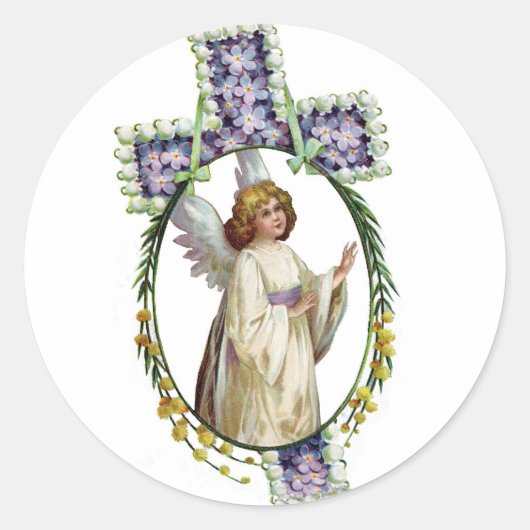 Aufkleber: Ostermorn Runder Aufkleber (Vorderseite)