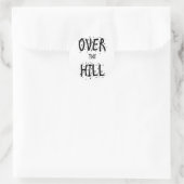 Aufkleber "Over the Hill" (Tasche)