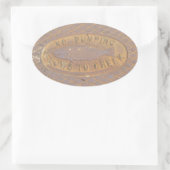 Aufkleber (ovl) - Flüsse nach Creek (Tasche)